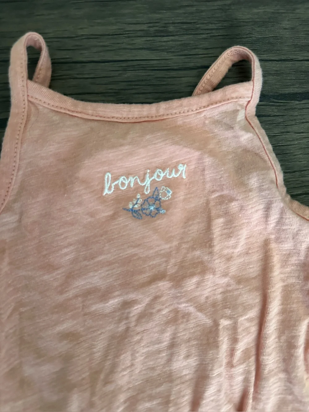 Carter's Peach & White Striped Baby Set